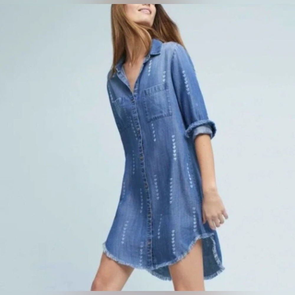 Anthropologie Cloth & Stone Denim Dress - Size S